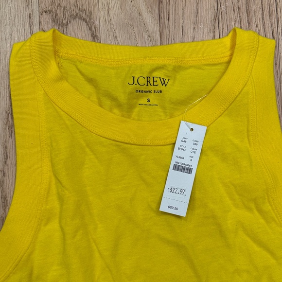 J. Crew Vibrant Yellow Sleeveless Top - Picture 2 of 3